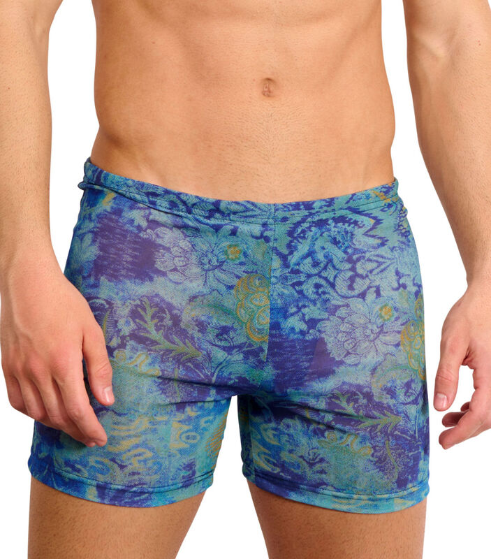 Azure Tan Through Swim Shorts